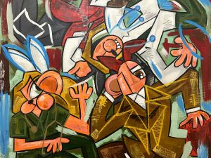 “Multiplicidad sobre verde Tiffany"